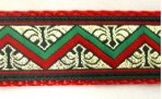 1SLIP550 Red and Green Zig Zag