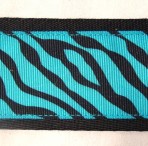2MC833 Zebra Stripes On Turquoise