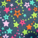 BB8029 Seeing Stars! MultiColor Stars on Navy Belly Band