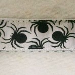 5MC315 Black Widow Spiders Halloween Martingale Collar