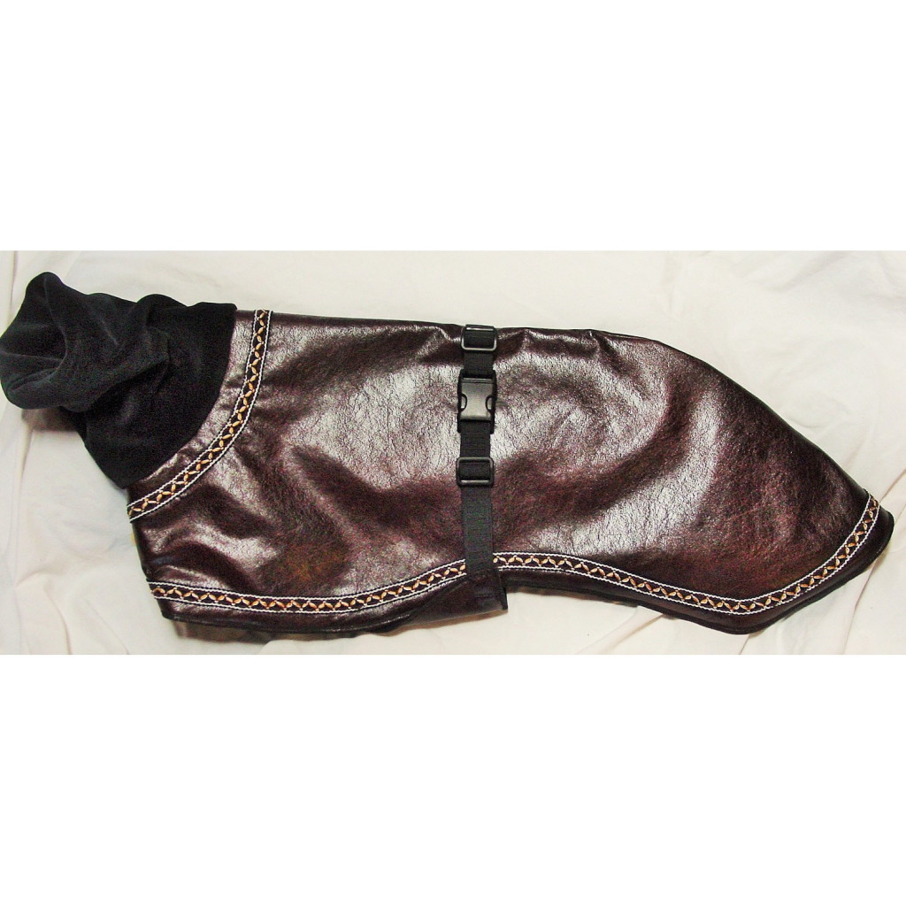 Deep sorrel whippet coat