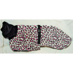 C3054 Ivory and Pink Minky Whippet Coat (Large only)