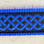 1MC599 Deep Royal Blue Celtic Knot Martingale Collar