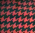 BB8063 Red and Black Hound’s Tooth Pattern Belly Band