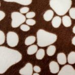 BB8079 Cream Paws On Brown Belly Band