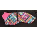 FC3269 Turquoise and Pink Geometric Squares