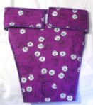 EP6004 Baby Carriages With White Wheels on Purple Panty