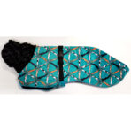 C3125 Triangle of Whippets on Teal